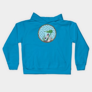 Mouse in the Rain Kids Hoodie